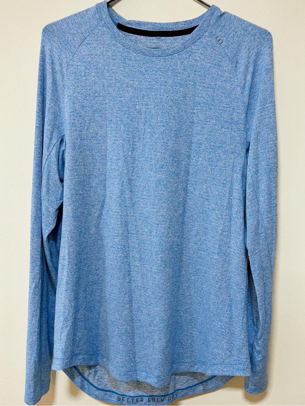 Lululemon Drysense Long Sleeve Shirt Blue Heather • Men’s Size M